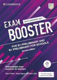 Image of Exam booster: with answer key for B1 preliminary and B1 preliminary for schools